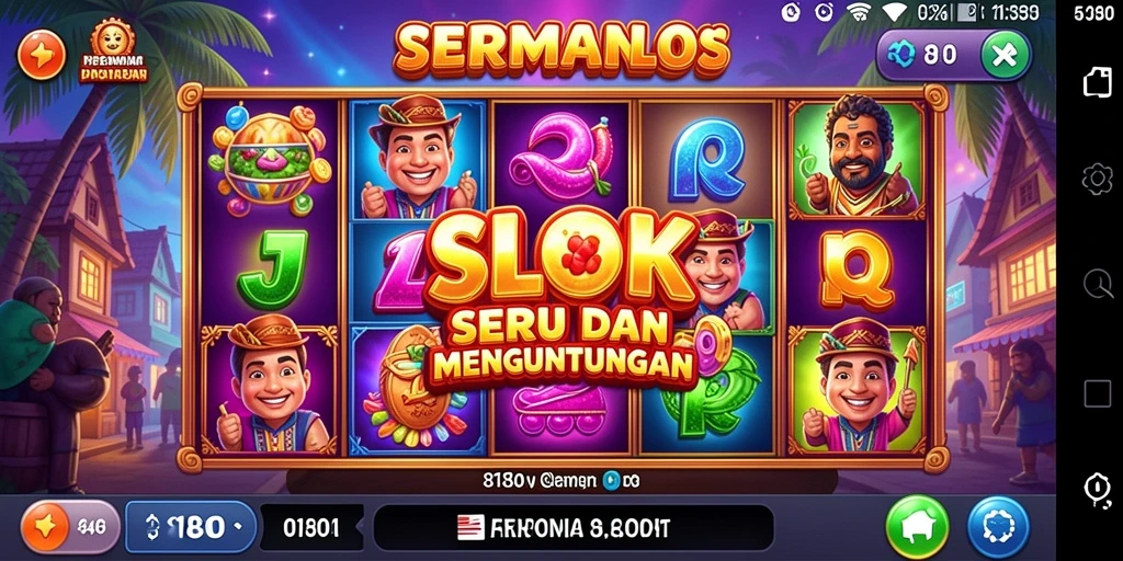 Screenshot gameplay 8180 menampilkan keseruan permainan Slot.