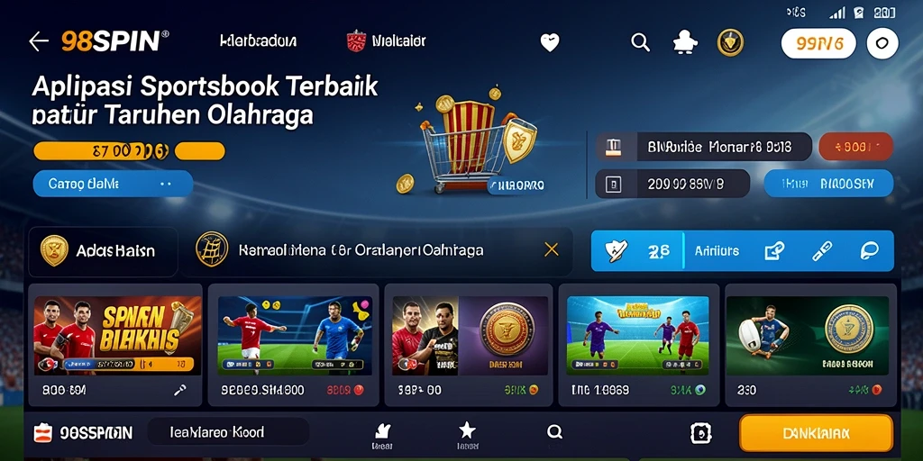 Tampilan gameplay taruhan olahraga yang menarik di aplikasi 98SPIN.