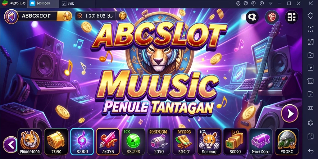 Screenshot dari gameplay <strong>ABCSLOT</strong> yang menampilkan tantangan musik yang seru.