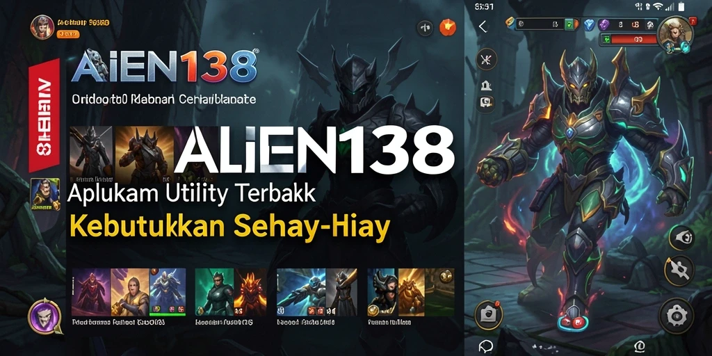 Screenshot gameplay ALIEN138 menunjukkan kemudahan penggunaan aplikasi Utility.