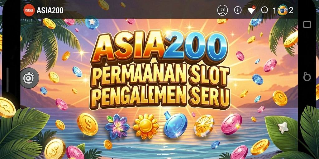 Tampilan gameplay ASIA200 yang menarik dengan efek visual yang memukau.