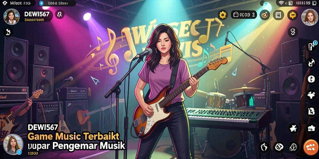 Tampilan gameplay DEWI567 dengan beragam lagu menarik.