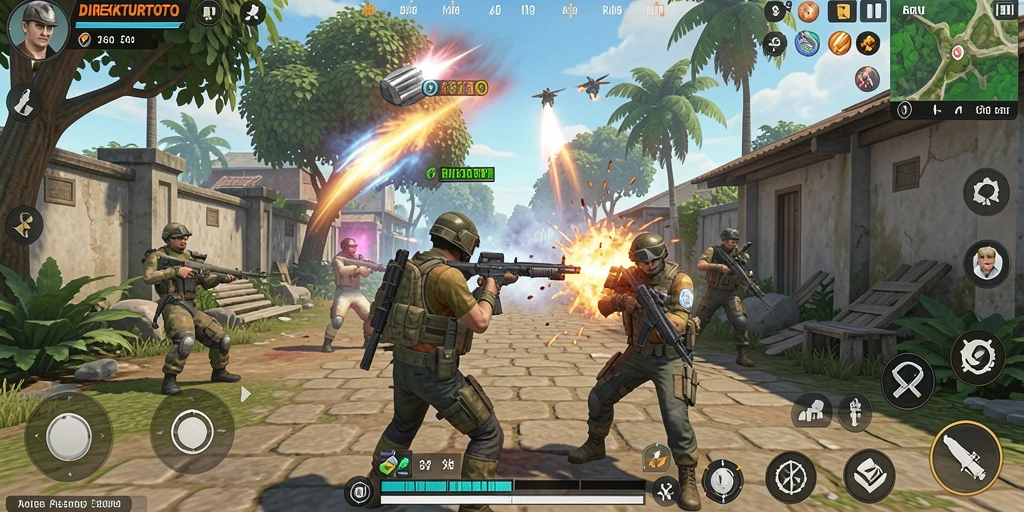 Tampilan menarik dari gameplay yang penuh aksi dalam DIREKTURTOTO.