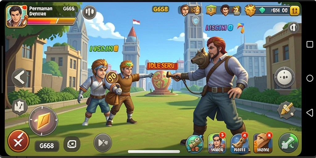 Screenshot gameplay G668 yang menarik dan memukau dalam kategori Idle.