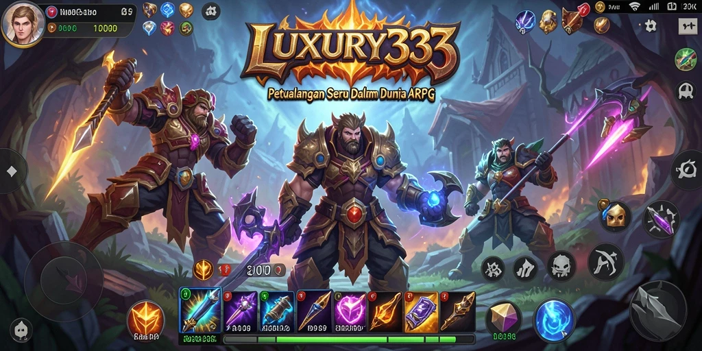 Tangkapan layar LUXURY333 menampilkan pertarungan seru dengan grafis yang menawan.