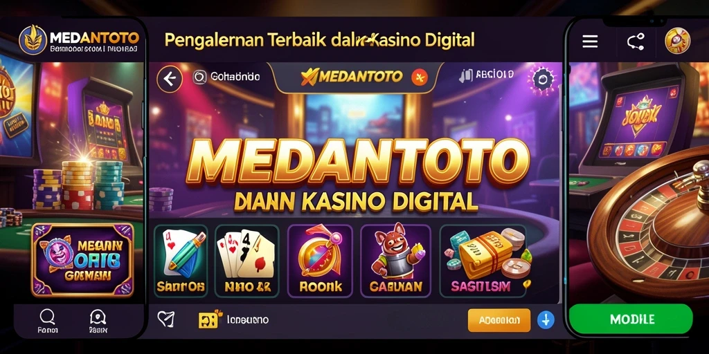Tampilan gameplay seru dan interaktif dari MEDANTOTO.