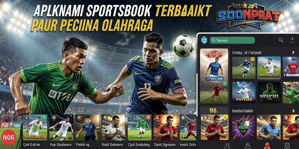 Tampilan screenshot N06 dengan antarmuka taruhan olahraga.