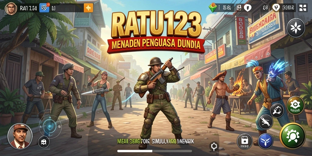 Screenshot gameplay RATU123 yang menunjukkan pengalaman simulasi yang mendalam.