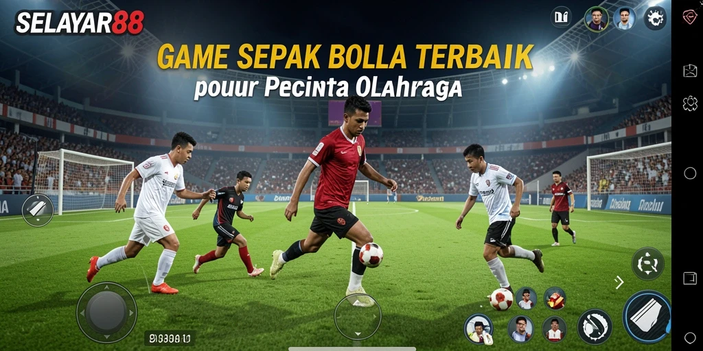 Tampilan menarik dari SELAYAR88 saat pertandingan sepak bola.