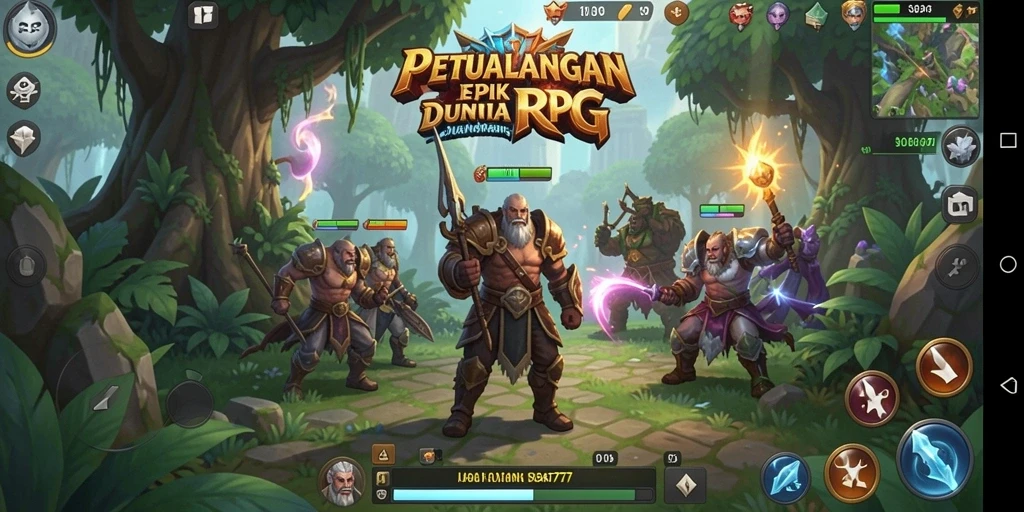 Gameplay seru dalam SOBAT777 dengan grafis RPG yang memukau.