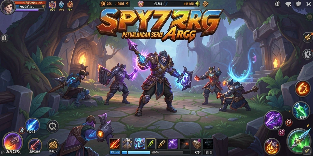 Tampilan gameplay seru dan mendebarkan dari SPY77.