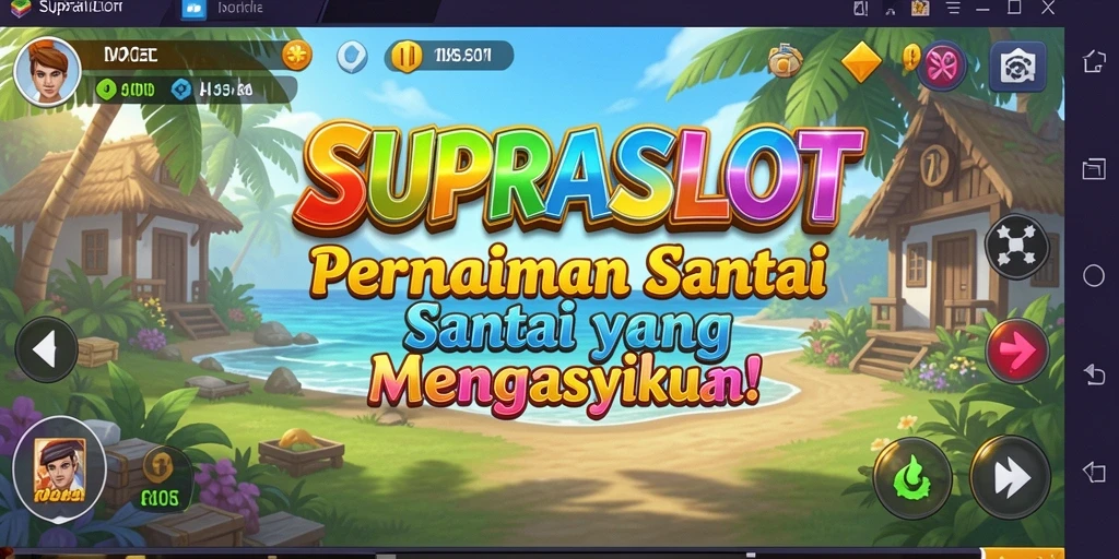 Tangkapan layar permainan SUPRASLOT menampilkan keseruan dan grafis menawan.