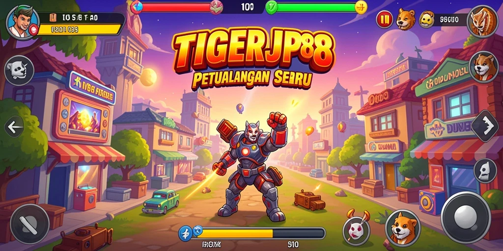Screenshot TIGERJP88 yang menunjukkan keasyikan gameplay Arcade yang menghibur.