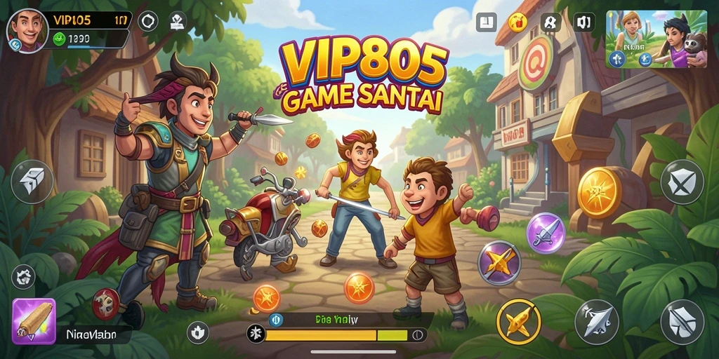 Screenshot menampilkan gameplay seru dan warna-warni dari <strong>VIP805</strong>.