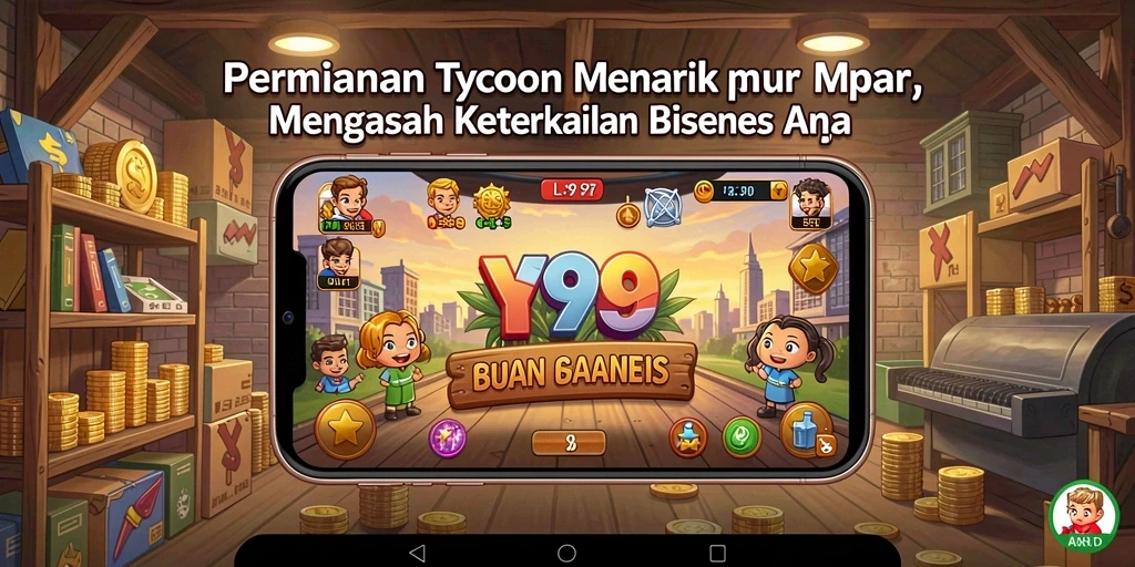 Screenshot gameplay Y89 menampilkan suasana permainan Tycoon yang dinamis.